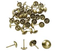 bociloy 200 tachuelas de tapicería de 9/16 pulgadas, tachuelas decorativas de 14 x 20 mm, tachuelas decorativas para muebles, tachuelas de cabeza redonda para muebles tapizados, tablero de corcho