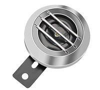 Bocina Coche Altavoces de bocina redonda impermeables for Scooter ciclomotor Dirt Bike Universal 12V 1.5A 105db motocicleta Kit eléctrica