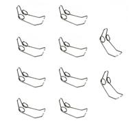 Bocina de agua Llave Primavera, 10 PCS Fuente Llave de agua Componentes de la grieta del drenaje de la trompeta resorte de la llave del agua del trombón cajas de audio saltado pequeño Montar