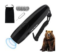 Bocina de aire, 125 dB, accesorios de alarma eléctrica para exteriores, cuerno de defensa propia, para camping, excursiones, senderismo, excursiones, parques nacionales, zonas de vida silvestre