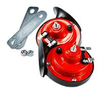 Bocina de aire, con forma de caracol, sonido fuerte, 12 V, 110 dB, doble tono, universal, para coches, camiones, 4x4 y furgonetas