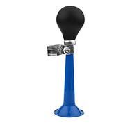 Bocina de aire de metal para bicicleta, bocina portátil para bicicletas de montaña, coches de playa y vehículos recreativos (azul), Blue, Clásico