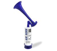 Bocina de Bomba de Aire de Mano, Metal Cuerno de Aire Portátil, Cuernos Para Barco de Seguridad, Eventos Deportivos (Azul)