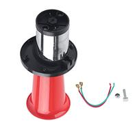 Bocina de coche de 12 V 110 dB, estilo antiguo vintage, para vehículo, barco, camión, alarma fuerte, sirena AHH-OOO-GAH AHOOGA OOGA (rojo)