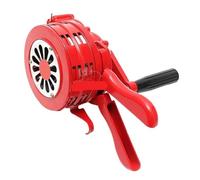 Bocina de Sirena con manivela 110 dB, Alarma Manual Metal, Advertencia Seguridad Emergencia antiaérea for prevención Incendios, inundaciones y desastres para emergencias, Eventos Deportivos