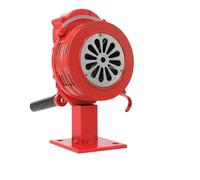 Bocina de Sirena con manivela 110 dB, Volumen Alto y Ajustable, for emergencias, Seguridad, Uso en fábricas, hogares, escuelas, Supervivencia al Aire Libre para emergencias, Eventos Deportivos(Red)