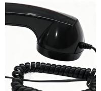 Bocina Del Teléfono Retro,Receptor de Asa Conectable A Adaptador De Línea Fija | Receptor De Cuerno Retro,para Fotografía Prop Taller Casa Decoración Nostálgica y Accesorios Temática