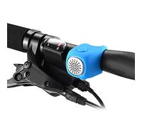 Bocina Eléctrica para Bicicleta, 90 Decibelios, Sonido Claro, Timbre de Alarma para Manillar de Bicicleta de Montaña, Material de Silicona Duradero, Adecuado para Manillares de