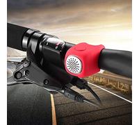 Bocina Eléctrica para Bicicleta, 90 Decibelios, Sonido Claro, Timbre de Alarma para Manillar de Bicicleta de Montaña, Material de Silicona Duradero, Adecuado para Manillares de