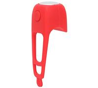 Bocina Eléctrica Ruidosa de 90 DB, Material de Silicona Duradero, 4 Colores, Fácil Instalación, con Banda Elástica, Adecuada para Manillares de Todos los Diámetros (Rojo)