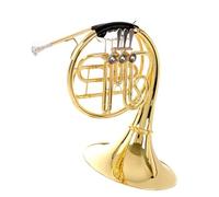 Bocina francesa B Flat To F Key Single Four-key Double Four-key Double Four-key French Horn Band Professional Performance (Color: Tres teclas individuales)