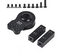 Bocina servo de aluminio 25T con soporte servo para TRAXXAS SKYOSHO Tamiya Sand Scorcher Buggy Champ CW01 1:10 RC CAR (A)