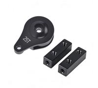 Bocina servo de aluminio 25T con soporte servo para TRAXXAS SKYOSHO Tamiya Sand Scorcher Buggy Champ CW01 1:10 RC CAR (B)