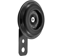 Bocina Universal de Sonido Alto 12V para Moto, Vehículo, Coche, Camión, Motoneta, Patinete, Scooter, ATV, Negra con Recubrimiento Metálico, 105db, Resistente al Agua
