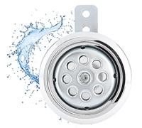 Bocina universal para motocicleta a prueba de agua 105dB fuerte 12V 85 mm con cubierta cromada Bocina para motocicleta Bocina para disco Moto eléctrica Bocina para motocicleta Bocina para motocicleta