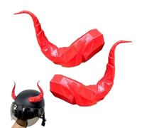 Bocinas para casco de motocicleta, monopatín, accesorios de decoración | Evil Horns Decor - Patinete eléctrico para mujeres y hombres, motocicletas de cross, equitación, viajes, esquí, snowboard