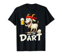 Bock auf DART - Cabra con jarra de cerveza, divertido jugador de dardos Camiseta