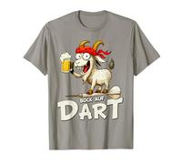 Bock auf DART - Cabra con jarra de cerveza, divertido jugador de dardos Camiseta