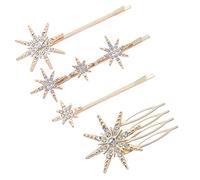 Boda Barrettes novia pelo clip novia pelo pelo peine nupcial barrettes Rhinestone pelo novia accesorios accesorios