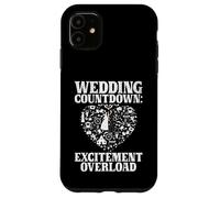 Boda Cuenta atrás emoción sobrecarga Novia a ser Carcasa para iPhone 11