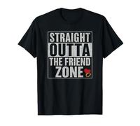 Boda Divertida de Outta The Friend Zone Camiseta