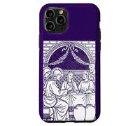 Boda en Caná Art Water into Wine Tradicional Católica Carcasa para iPhone 11 Pro