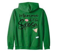 Boda en Italia Mamma Della SPOSA Italiana Novia Sudadera con Capucha