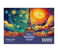 Boda en París Puzzle para Adultos ¡Un Imposible Y Multicolor Rompecabezas Partir De 14 Años 52x38cm/1000pcs
