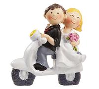 Boda Par con Roller 6 x 5 cm Decoración para tartas