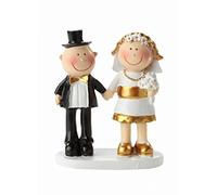 Boda Par de bodas de oro 50 años Decorar Tartas, 5,5 cm de boda