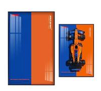 Bodamaike - Mural para Lego Technic Car F1 McLaren Formula 1 42141, compatible con Lego McLaren F1, 50 x 80 cm, arte de pared, dormitorio/sala