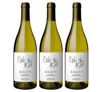 Bodega Enate - Chardonnay Fermentado en Barrica - Pack de 3 Botellas de 75cl - Vino Blanco con D.O. Somontano - Aroma Complejo y Exuberante y Finos Matices - Crianza en Barrica