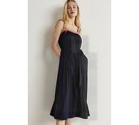 Boden Crochet Trim Jersey Maxi Dress Nav Talla: 16P | Vestidos Midi Outlet | Mujer