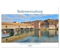 Bodenseeradweg - MIt dem Fahrrad rund um den Bodensee (Wandkalender 2026 DIN A2 quer), CALVENDO Monatskalender: Es ist ein Genuss, mit dem Fahrrad um ... und dabei immer durch 3 Länder zu radeln.