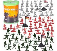 Boderam 300PCS Ejército Hombres Juguetes para Niños, Soldados De Plástico Ejército Chicos Militar Soldado Combate Juego Pequeñas Figuras De Acción Juguetes para Niños Niñas