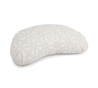 Bodhi Cojín de meditación Yogi Luna | Maharaja Collection | Cojín de yoga con relleno de trigo sarraceno | Funda estampada 100% algodón | Cojín para yoga y meditación | Crudo/Madurai