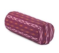 Bodhi Yoga Bolster Ethno Collection - Bolster para yoga, rojo vino estampado