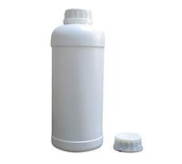 Bodhi2000 - Botella de plástico vacía de 1 litro, Color Blanco