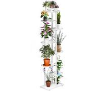 Bodhi2000 Soporte para plantas, soporte de flores de 8 niveles de alto, soporte para macetas de jardín, estante para macetas al aire libre e interior, soporte de decoración para macetas, estante de