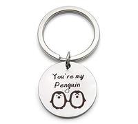 Bodhi2000 You are My Penguin Pemdent Llavero Parejas Llavero Coche Teléfono Bolso Decoración para Regalo de Boda