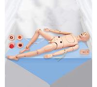 BODHIS Modelo de enseñanza, maniquí de Entrenamiento geriátrico de Habilidades básicas de enfermería, maniquí Humano de tamaño Natural de 67 Pulgadas con