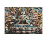 Bodhisattva Puzzles 300 Piezas Construir DIY 3D Loto Fe Rompecabezas para Adultos Maquetas Educativas Aliviar Estrés Estera Portátil 300 PCS