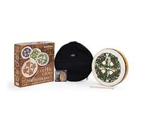 Bodhran - Cruz gaélica de 38 cm con bolsa y batidor volquete