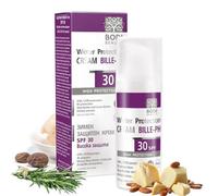 BODI BEAUTY Crema facial de invierno SPF 30, 50 ml, manteca de karité y manteca de cacao, protección contra el frío, el viento y los rayos UV, D-pantenol, vitaminas A+E, extractos de hierbas calmantes