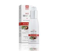 BODI BEAUTY Rooibos Star - Gel de lavado facial de 100 ml, con tensioactivos suaves, aloe y agua de rosas, limpieza suave sin jabón, para todo tipo de piel, incluso sensible, sin parabenos, sin SLS