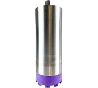 BoDi-TOOLS Corona de diamante turbo de 1 1/4 pulgadas, para hormigón húmedo y seco, 400 mm de longitud útil, 62 mm de diámetro, adaptador SDS Max