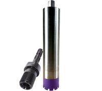 BoDi-TOOLS Corona de perforación de diamante de 1 1/4 pulgadas, longitud útil 400 mm, broca para hormigón | 52 mm de diámetro y adaptador SDS Max