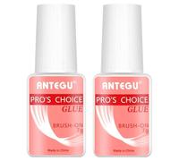 Bodiiwuliu 2 Botellas Adhesivo de pegamento para uñas super fuerte, 7g Pegamento Uñas Postizas Super Fuerte Con Pincel, Pegamento Para Uñas Acrilicas para Tips Uña