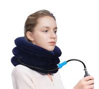 Bodiiwuliu Aparato De TraccióN Cervical, CollaríN Hinchable Para Cervicales, Cuello Para Uso DoméStico, para Estiramiento Cervical, Adecuado El Hogar, La Oficina, Con TamañO Ajustable
