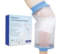 Bodiiwuliu Reutilizable Protector de Escayola Impermeable Piernas, Impermeable para Proteger el Piernas Durante la Ducha y el Baño, Cómodo y Ligero,Apto para la Mayoría